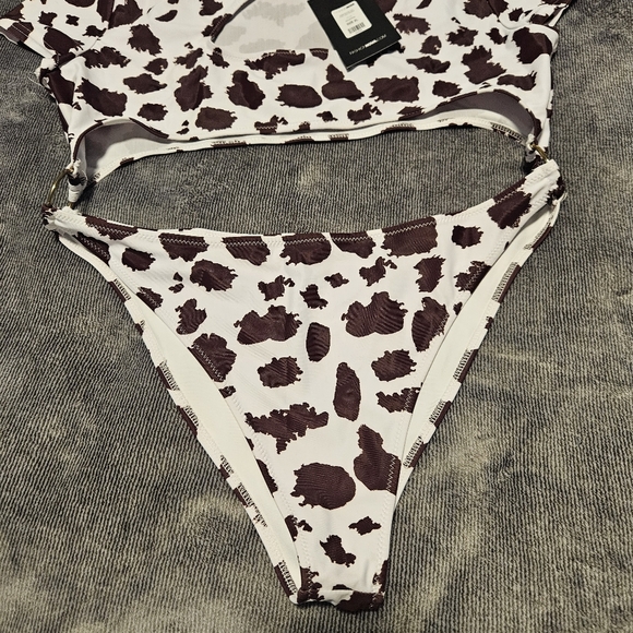 Fashion Nova Rodeo Summer One-Piece Bathing Suit Size XL - Picture 4 of 7